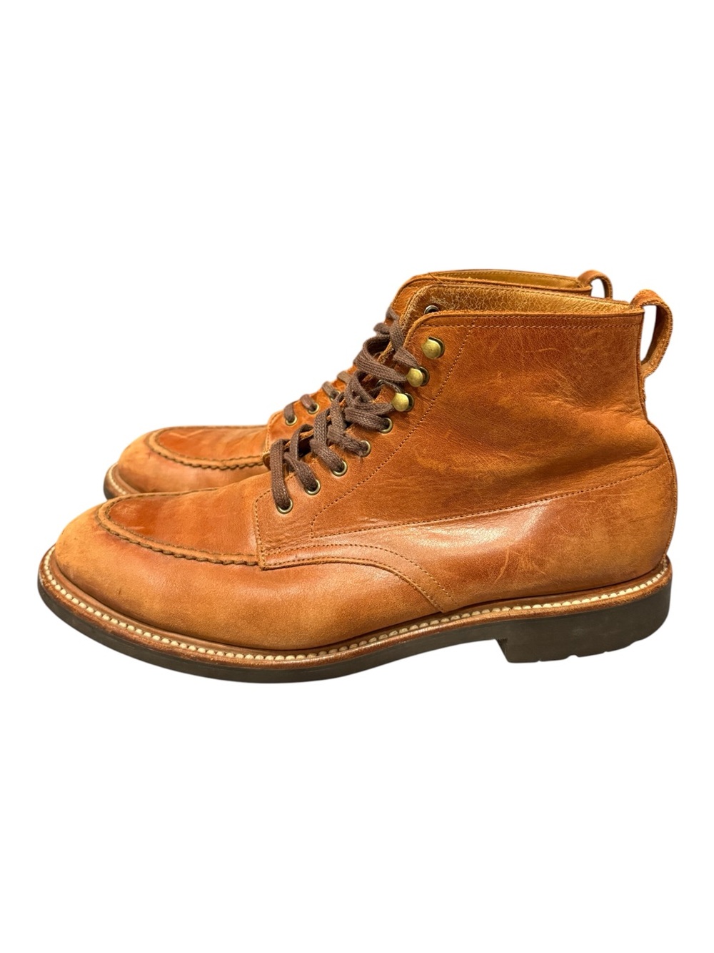 J. Crew Kenton Pacer Leather Boots Men’s Sz 10.5 - Picture 4 of 10